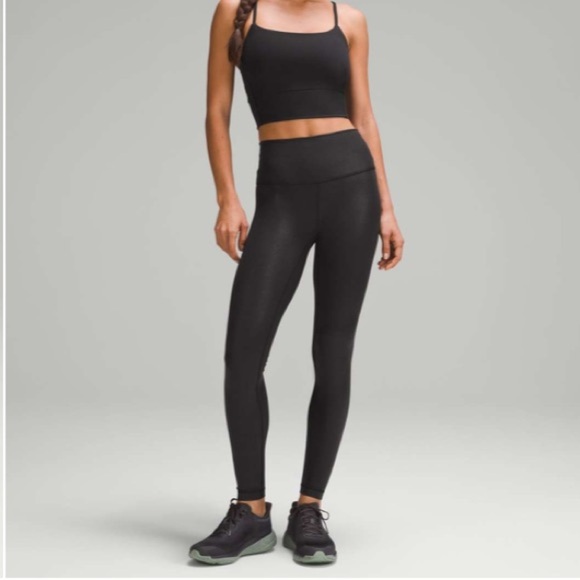 Lululemon Wunder Train High-Rise Tight 28" Radiate Foil Print Black - Picture 1 of 11